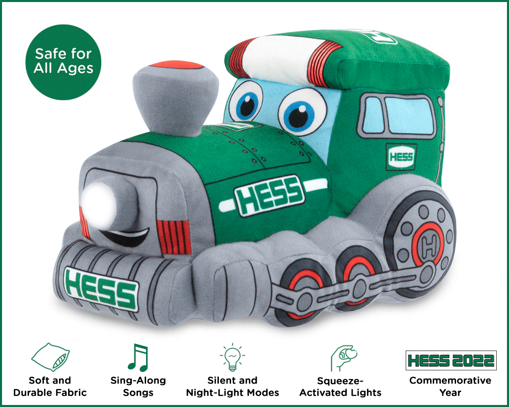 hess spielzeug Hess Announces First Plush Toy Train - Hess Toy Truck LLC