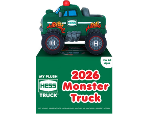 2026 Plush Monster Truck on top of box