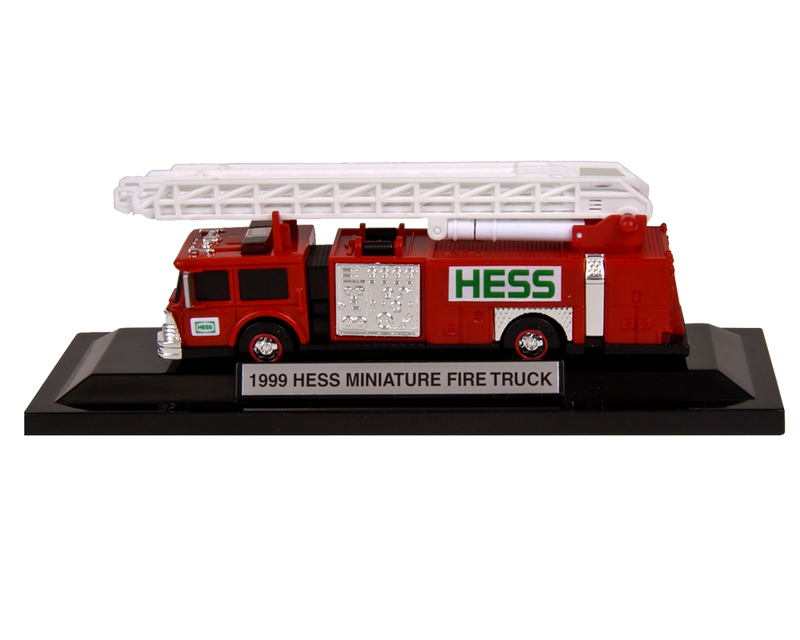 1999 hess miniature fire truck