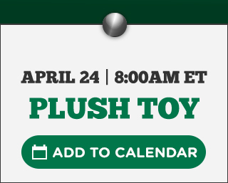 2026 Plush Toy On Sale April 24 8am ET