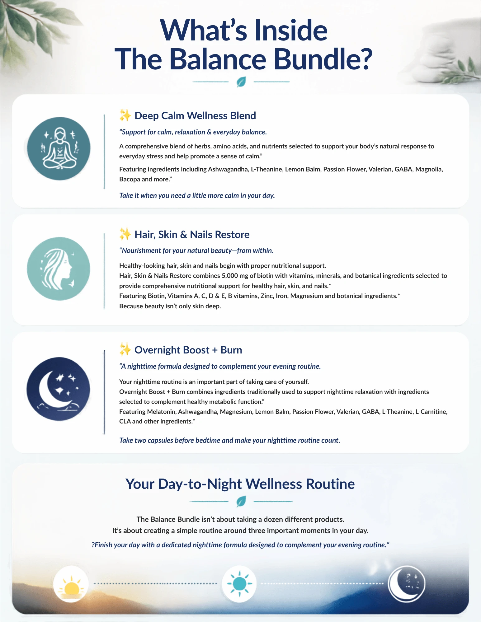 Healthy aging Bundle details