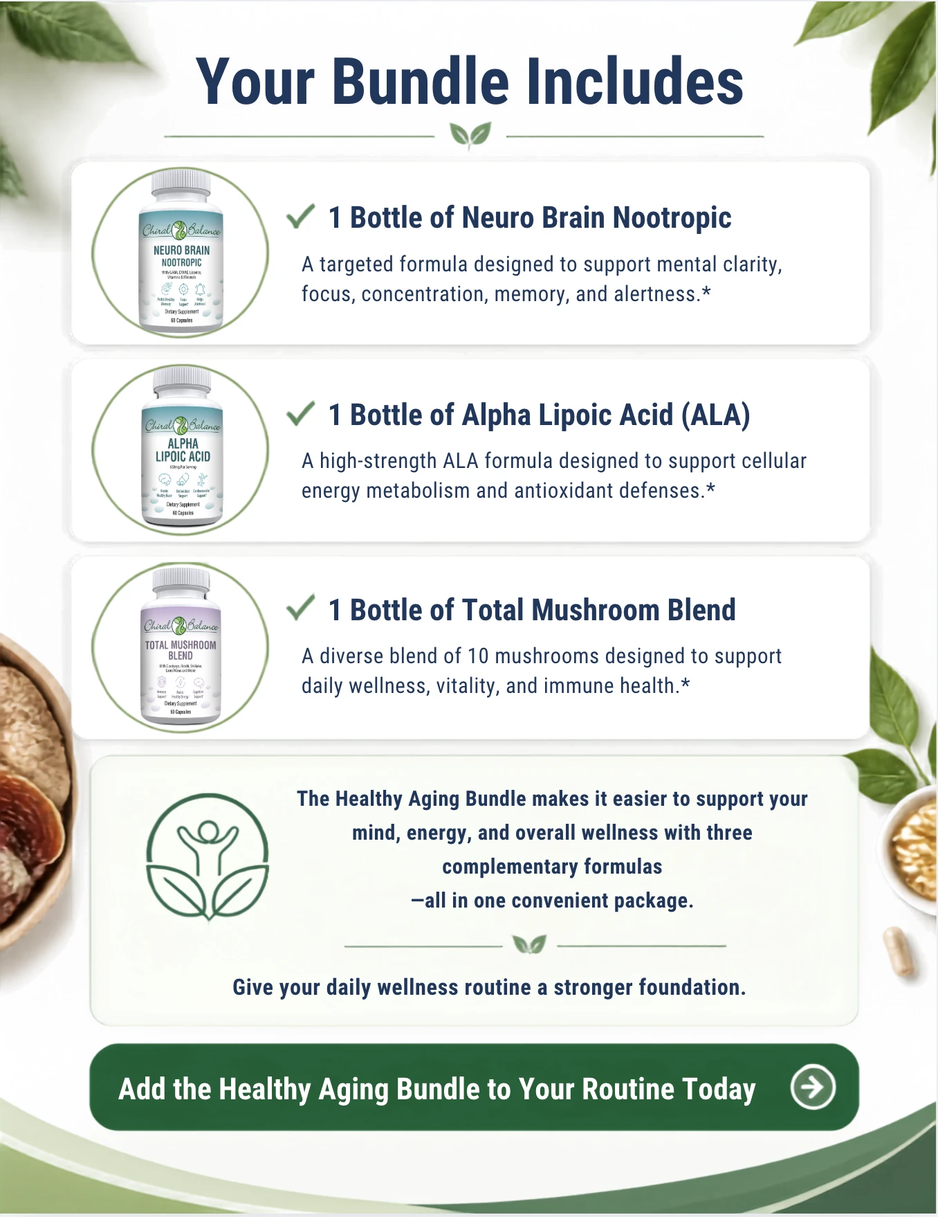 Healthy aging Bundle details