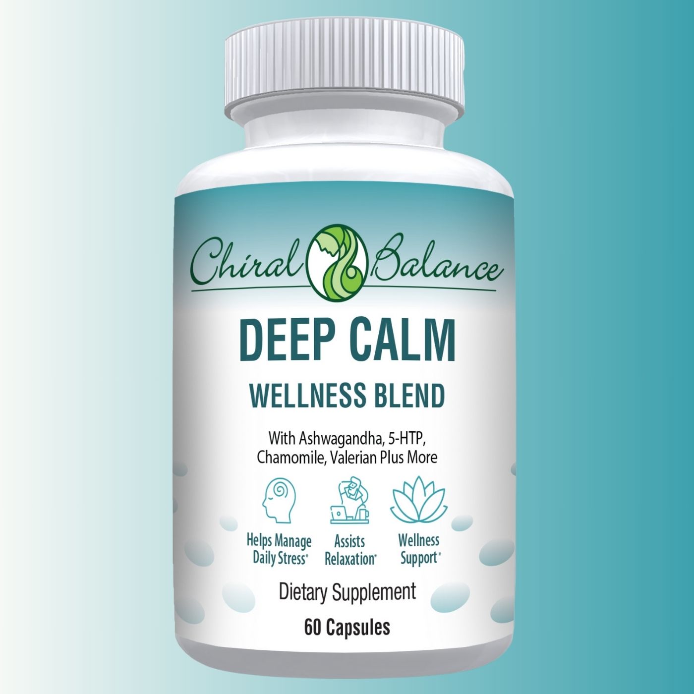 Deep Calm | Dietary Stress Relief Supplement - Chiral Balance