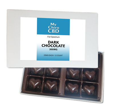 Full Spectrum CBD Chocolate Hearts