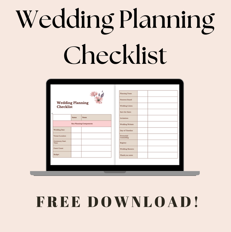 Wedding Planning Checklist - FREE!