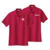 LADIES FIT Red 65/35 Silk Touch Pique Polo