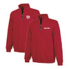Unisex Oversized Red 60/40 Quarter-Zip Sweatshirt