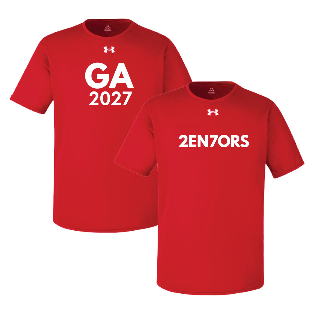 MEN's FIT Under Armour Red Short-Sleeve Tech Tee