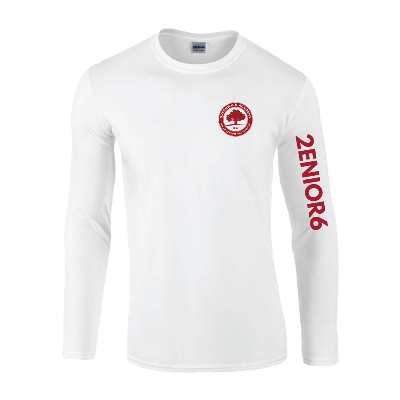 UNISEX Softstyle® White Cotton Long-Sleeve Tee