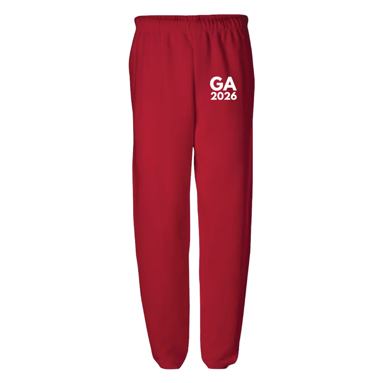 MENS Red 8 oz. NuBlend® Sweatpants