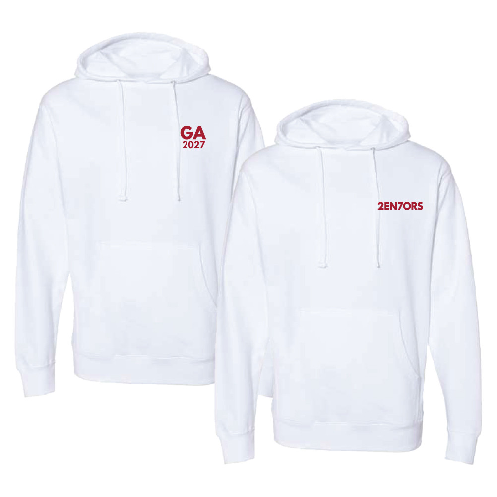 UNISEX White Softstyle® Sweatshirt Hood Sweatshirt