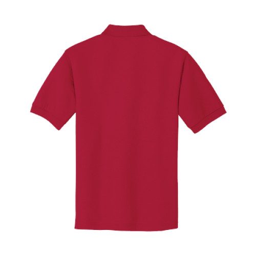 MENS Red 65/35 Silk Touch Pique Polo