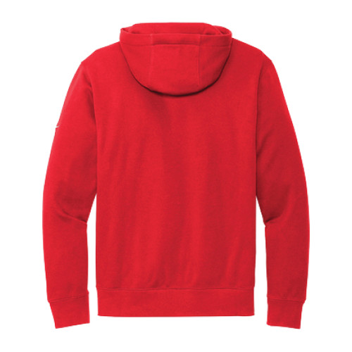 UNISEX Red Nike Club Fleece Swoosh Pullover Hoodie