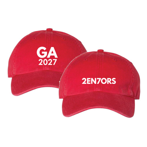 Red Classic 100% Cotton Washed Low Profile Hat