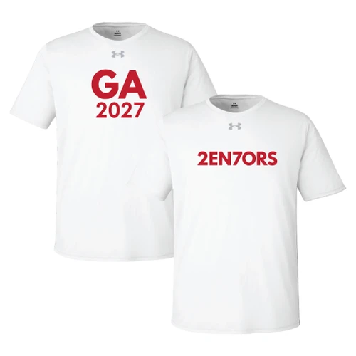 MEN's FIT Under Armour White Short-Sleeve Tech Tee