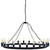 Teleport 52" Chandelier, Brown, Metal 10188
