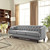 Coast Upholstered Sofa, Grey, Fabric 10243