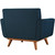 Engage Armchair and Ottoman, Navy, Fabric 10540