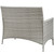 Bridge Four PCS Outdoor Patio Patio Conversation Set, Grey, Rattan 10670