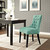Regent Fabric Dining Chair, Blue, Fabric 10726