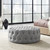 Amour Upholstered Fabric Ottoman, Grey, Fabric 10741