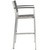 Shore Outdoor Patio Aluminum Bar Stool, Grey, Metal 10843