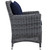 Summon Dining Chair ( Set of Two), Navy, Rattan 10970