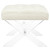 Swift Bench, White, Fabric 11004