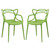 Entangled Dining Set Set of 2, Green, Plastic 11048