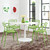 Entangled Dining Set Set of 4, Green, Plastic 11052