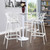 Entangled Bar Stool Set of 4, White, Plastic 11219