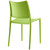 Hipster Dining Side Chair Set of 2, Green, Plastic 11277