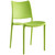 Hipster Dining Side Chair Set of 4, Green, Plastic 11281