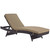 Convene Chaise Outdoor Patio Set of 6, Brown, Rattan 11299