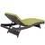 Convene Chaise Outdoor Patio Set of 6, Green, Rattan 11301