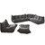 Waverunner Sofa Set in Light Gray