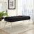 Valet Velvet Bench, Black, Fabric 11464