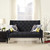 Peruse Velvet Loveseat, Black, Fabric 11471