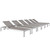 Shore Chaise Outdoor Patio Aluminum, Grey, Metal 11496