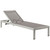Shore Chaise Outdoor Patio Aluminum, Grey, Metal 11496