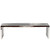 Gridiron Large Bench in Silver