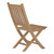 Marina Outdoor Patio Teak Folding Chair, Brown, Wood 11782