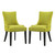 Marquis Dining Side Chair Fabric Set of 2, Green, Fabric 11873