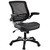 Edge Leatherette Office Chair in Black
