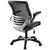 Edge Leatherette Office Chair in Black