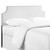 Laura Full Upholstered Vinyl Headboard, White, Faux Leather 12129