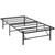 Horizon Twin Stainless Steel Bed Frame, Brown, Metal 12243