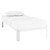 Corinne Twin Bed Frame, White, Metal 12363