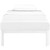 Corinne Twin Bed Frame, White, Metal 12363