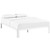 Corinne King Bed Frame, White, Metal 12372